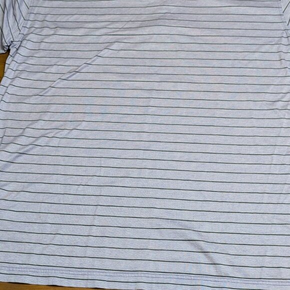 Peter Millar Men's Large Purple Striped Golf Polo Isleworth GC Course Logo Shirt - Picture 15 of 16